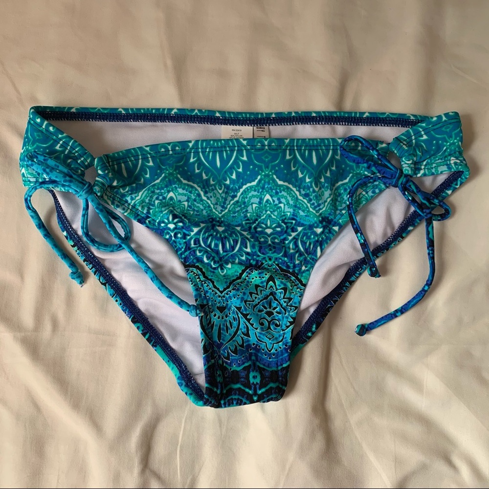 By The Beach Blue Bikini Bottom